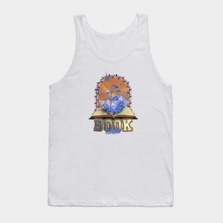 flowers growing from book Tank Top